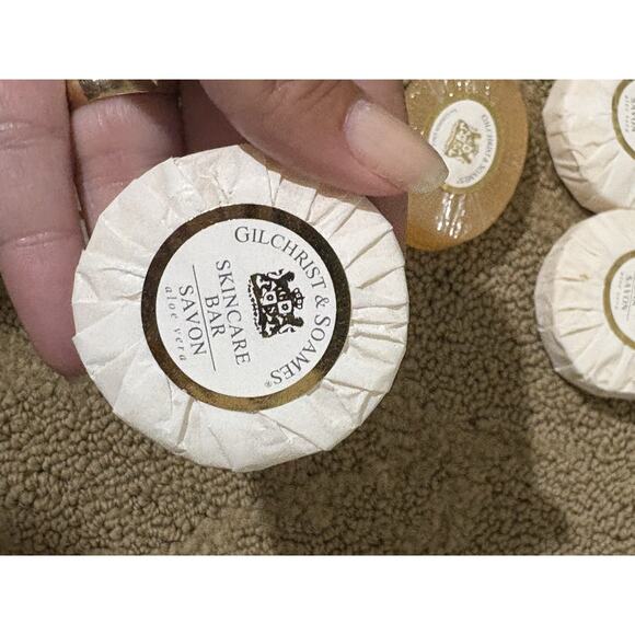 Gilchrist & Soames Soap Bar Mixed Lot of 8 Hotel Style Small Aloe Vera Glycerin - Picture 7 of 7
